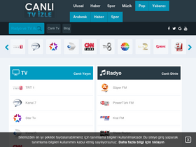 'canlitvizle.plus' screenshot