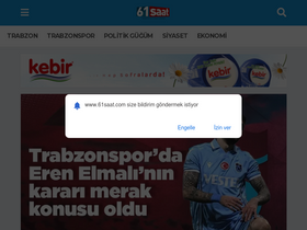 '61saat.com' screenshot