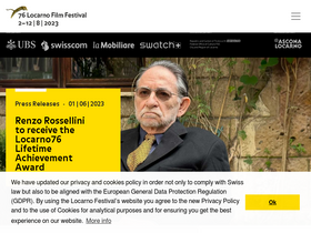 'locarnofestival.ch' screenshot