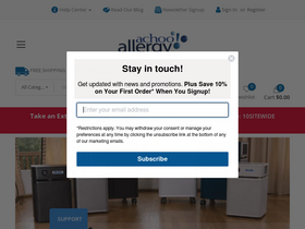 'achooallergy.com' screenshot