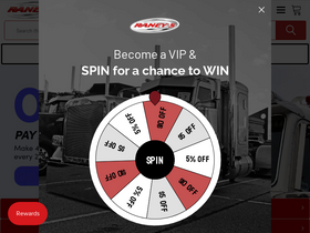 'raneystruckparts.com' screenshot