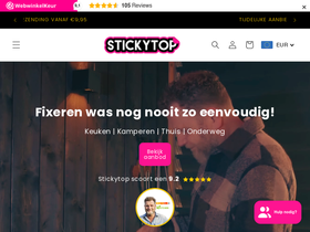 stickytop.nl homepage screenshot
