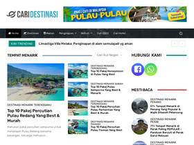 'caridestinasi.com' screenshot