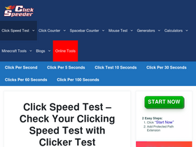 'clickspeeder.com' screenshot