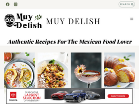 'muydelish.com' screenshot