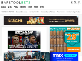 'barstoolbets.com' screenshot
