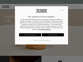 'closed.com' screenshot