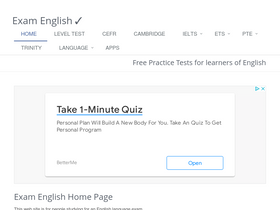 'examenglish.com' screenshot