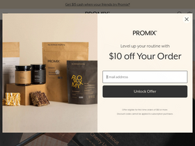 'promixnutrition.com' screenshot