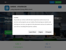 'gambling-affiliation.com' screenshot