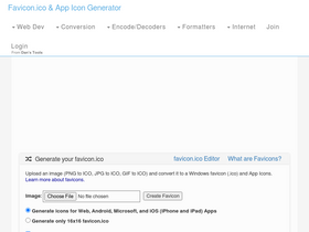 'favicon-generator.org' screenshot