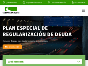 'costaneranorte.cl' screenshot