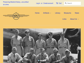 aeroantique.com homepage screenshot