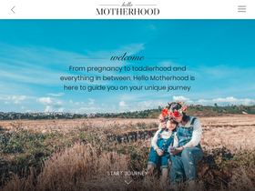 'hellomotherhood.com' screenshot