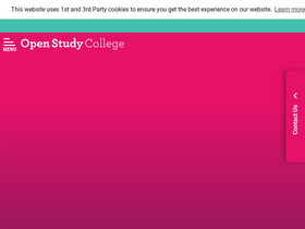 'openstudycollege.com' screenshot