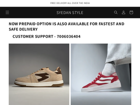 syedanstyle.com homepage screenshot