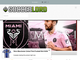 'soccerlord.se' screenshot