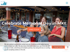 'visitmilwaukee.org' screenshot