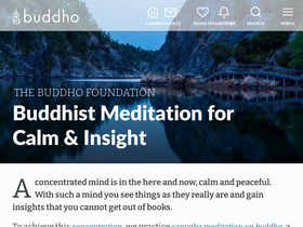 'buddho.org' screenshot