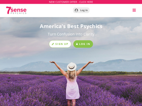 '7thsensepsychics.com' screenshot