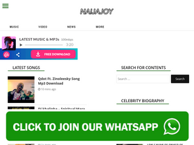 'naijajoy.com.ng' screenshot