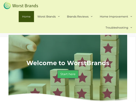 'worstbrands.com' screenshot