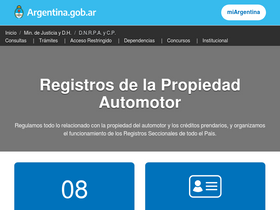 'dnrpa.gov.ar' screenshot