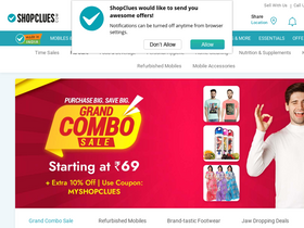 'shopclues.com' screenshot