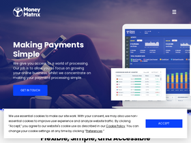 'moneymatrix.com' screenshot
