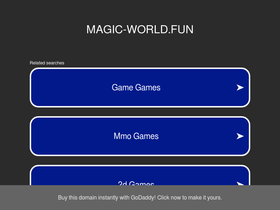 Magic-world.fun website image