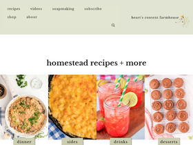 'heartscontentfarmhouse.com' screenshot