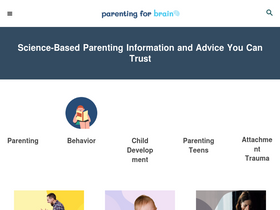 'parentingforbrain.com' screenshot