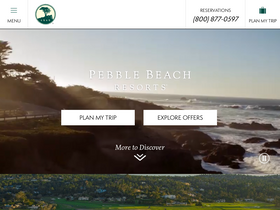 'pebblebeach.com' screenshot