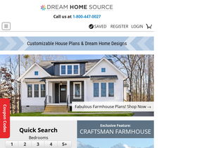 'dreamhomesource.com' screenshot