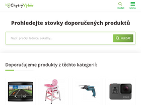 'chytryvyber.cz' screenshot