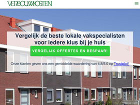 'verbouwkosten.com' screenshot