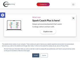 'luminalearning.com' screenshot