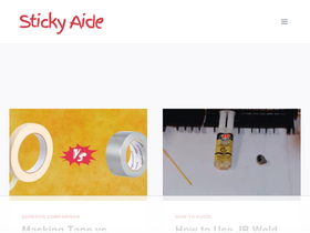 'stickyaide.com' screenshot