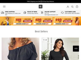 Instastyled homepage screenshot