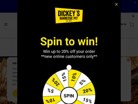'dickeys.com' screenshot