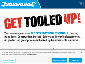 'silverlinetools.com' screenshot