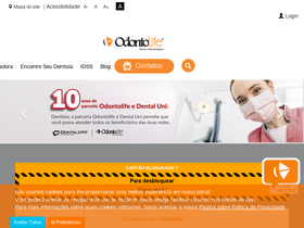 'odontolifeodontologia.com.br' screenshot