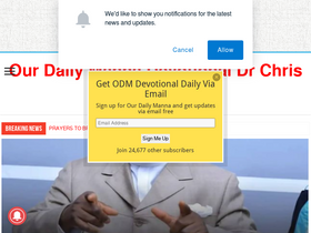 'odmdaily.com' screenshot