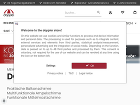 'dopplerschirme.com' screenshot