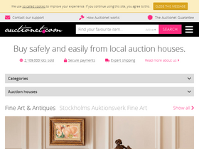 'auctionet.com' screenshot