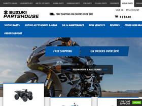 'suzukipartshouse.com' screenshot