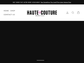 hauteincouture.com website screenshot
