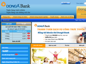 'dongabank.com.vn' screenshot