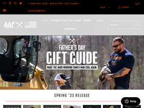 'allamericanroughneck.com' screenshot