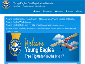 'youngeaglesday.org' screenshot